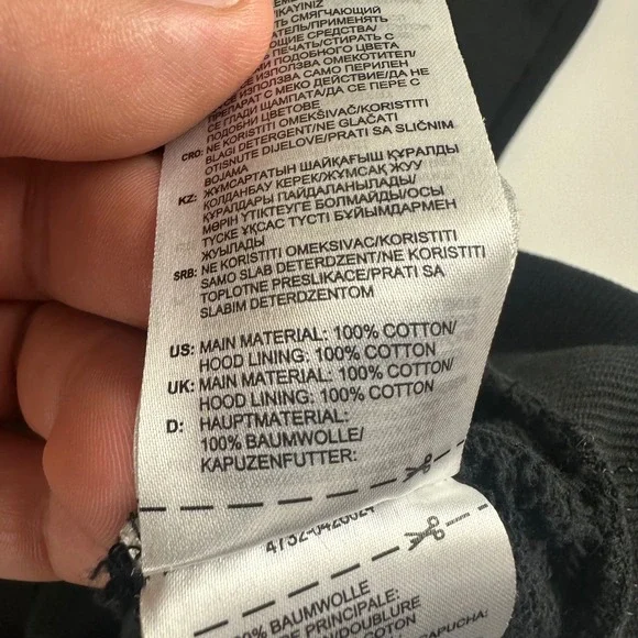 Adidas Black & Gold 3 Stripe Pullover Hoodie Sweatshirt Mens Size Medium M - Picture 10 of 10